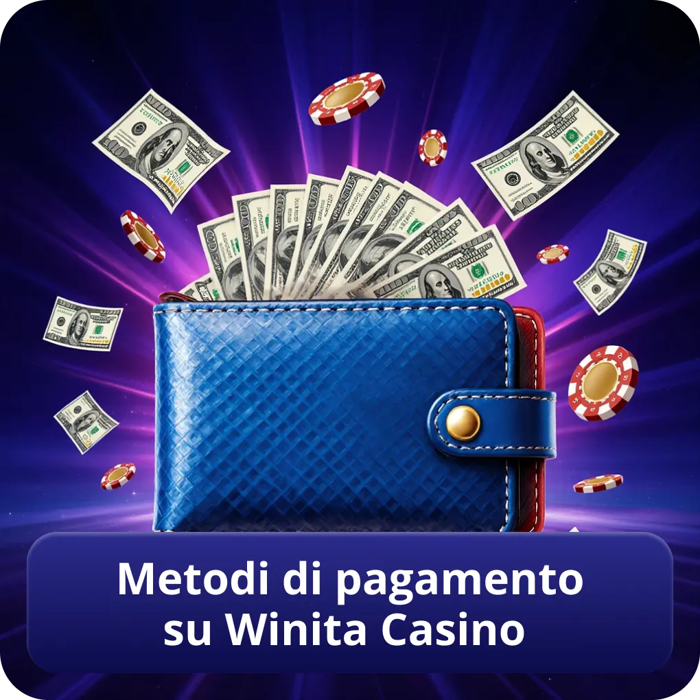 Metodi di pagamento su Winita casino
